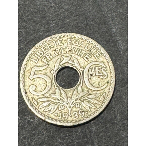 10 French Coins 1938 , 1940's 1960's - Picture 5 of 6